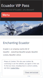Mobile Screenshot of ecuadorvippass.com